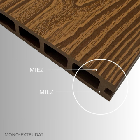 Pardoseala WPC Terasa D7486, antiderapanta, rezistenta UV si inghet, clasa trafic 23, 2800x140x25 mm, Tec [3]