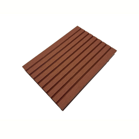 Pardoseala WPC Terasa D7487, antiderapanta, rezistenta UV si inghet, clasa trafic 23, 2800x140x25 mm, Maro roscat [1]