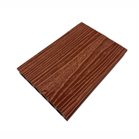 Pardoseala WPC - Pardoseala WPC Terasa D7522, antiderapanta, rezistenta UV si inghet, clasa trafic 23, 2800x140x25 mm, Maro roscat