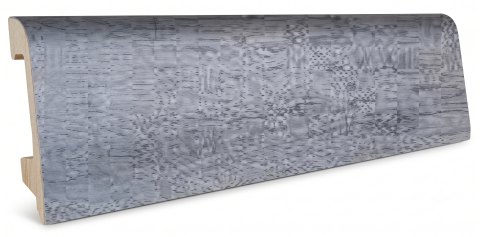 Plinte Polimer (PS) - Plintă colorată polimer (PS) Stejar Gri, 80 x 14 x 2000 mm, Profiline