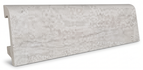Plinte Polimer (PS) - Plintă colorată polimer (PS) Travertin Ivory, 80 x 14 x 2000 mm, Profiline