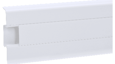 Plinte Parchet - Plinta PVC cu Canal Siena, 2500 X 80 X 20 mm -  Alb