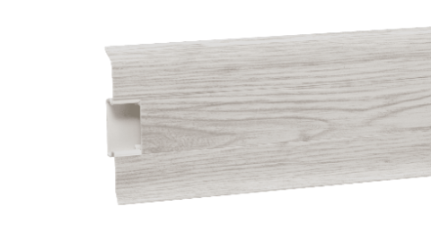 Plinte Parchet - Plinta PVC cu Canal Siena, 2500 X 80 X 20 mm -  Stejar Dunski