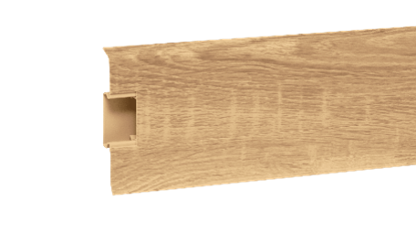 Plinte Parchet - Plinta PVC cu Canal Siena, 2500 X 80 X 20 mm -  Stejar Evora