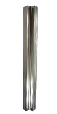 Panouri Decorative - Profil aluminiu colț interior pentru panouri decorative SPC 3,7 mm, 3 m, Gri