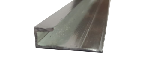 Panouri Decorative - Profil aluminiu de capăt pentru panouri decorative SPC 3,7 mm, 3 m, Gri