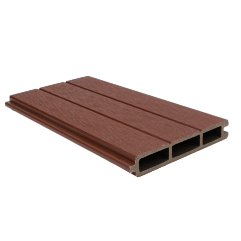 Placi de Gard - Profil gard WPC compozit lemn-plastic D6472, rezistent UV si inghet -40C/+60C, 1800x155x24 mm, Visiniu