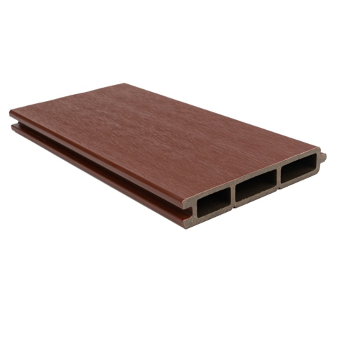 Profil gard WPC compozit lemn-plastic D6472, rezistent UV si inghet -40C/+60C, 1800x155x24 mm, Visiniu [1]