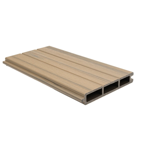 Placi de Gard - Profil gard WPC compozit lemn-plastic D6473, rezistent UV si inghet -40C/+60C, 1800x155x24 mm, Crem