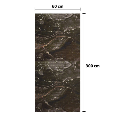 Rolă panou perete autoadeziv D5679 - Maro, 3000 mm x 600 mm x 2mm [2]