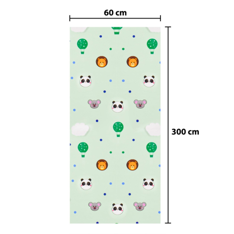 Rolă panou perete autoadeziv D5694 - Verde, 3000 mm x 600 mm x 2mm [2]