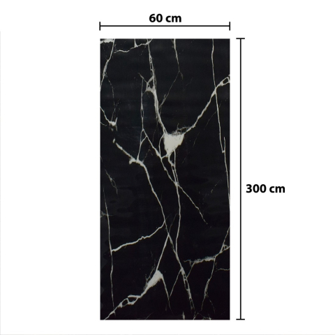 Rolă panou perete autoadeziv D5714 - Negru, 3000 mm x 600 mm x 2mm [2]