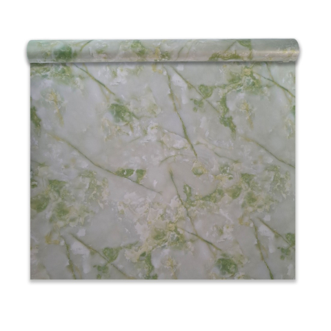 Panouri Decorative Tip Rola - Rolă panou perete autoadeziv D7382 - Verde, 2800 mm x 1200 mm x 2.5mm