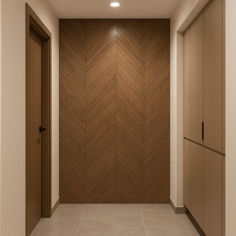 Rolă panou perete autoadeziv D7412 - Maro, 2800 mm x 1200 mm x 2.5mm [2]