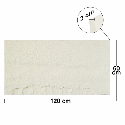 Set 10 × Panou Decorativ 3D Naimeed D5739 - Design Elegant - 1200×600×30mm - Crem deschis [3]