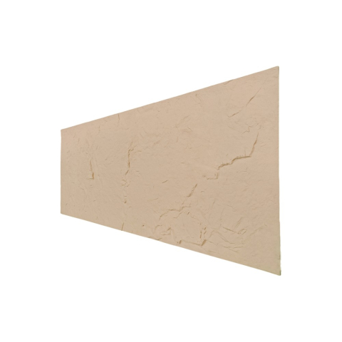 Set 10 panouri decorative flexibile din praf de piatra D7317, ignifuge, strat ceramic UV, 1200x600x2 mm, Alb [2]