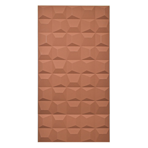 Set 5 × Panou Decorativ 3D Naimeed D5773 - Design Elegant - 1200×600×25mm - Caramiziu inchis [4]