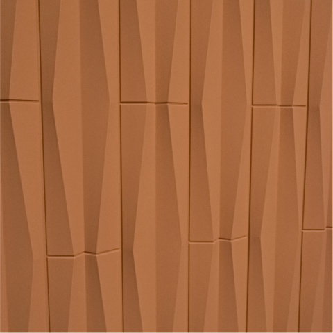 Set 5 × Panou Decorativ 3D Naimeed D5775 - Design Elegant - 1200×600×25mm - Portocaliu [1]