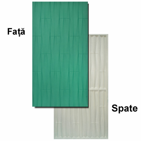 Set 12 × Panou Decorativ 3D Naimeed D5776 - Design Elegant - 1200×600×25mm - Turcoaz [2]