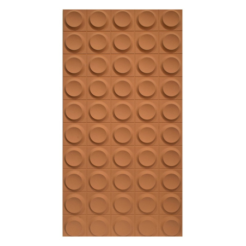 Set 5 × Panou Decorativ 3D Naimeed D5779 - Design Elegant - 1200×600×25mm - Portocaliu [4]