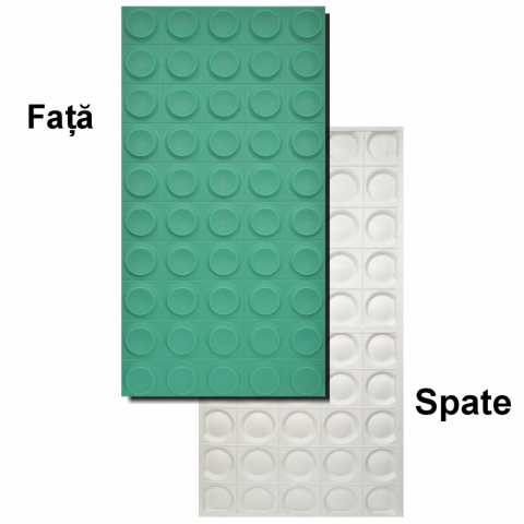 Set 5 × Panou Decorativ 3D Naimeed D5780 - Design Elegant - 1200×600×25mm - Turcoaz [2]