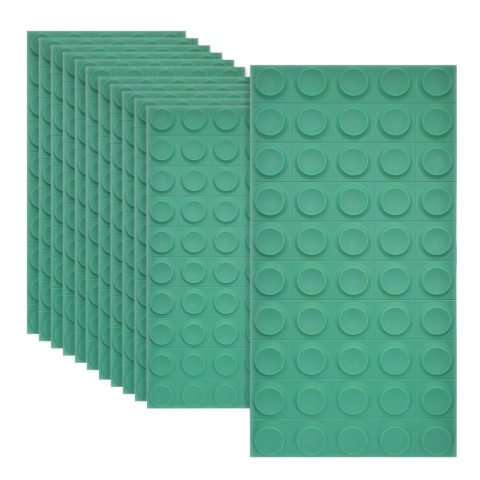 Panouri Decorative Exterior - Set 5 × Panou Decorativ 3D Naimeed D5780 - Design Elegant - 1200×600×25mm - Turcoaz