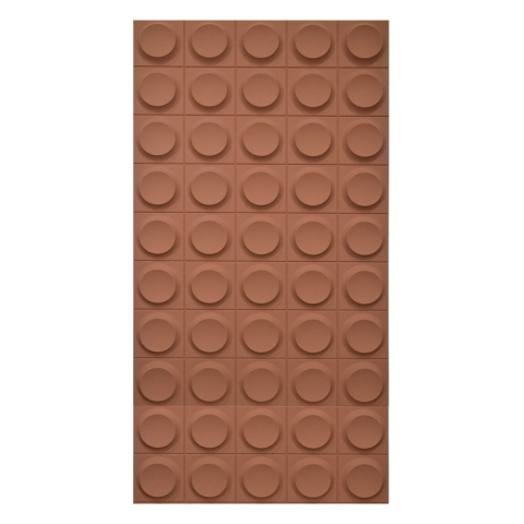 Set 5 × Panou Decorativ 3D Naimeed D5781 - Design Elegant - 1200×600×25mm - Caramiziu [4]