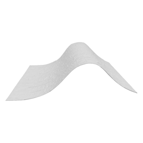 Set 12 panouri decorative flexibile din praf de piatra D7350, ignifuge, strat ceramic UV, 1200x600x2 mm, Alb [3]