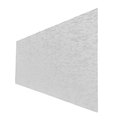 Set 12 panouri decorative flexibile din praf de piatra D7356, ignifuge, strat ceramic UV, 1200x600x2 mm, Alb [2]
