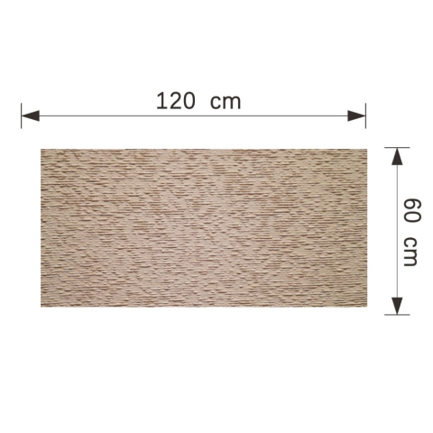 Set 12 panouri decorative flexibile din praf de piatra D7357, ignifuge, strat ceramic UV, 1200x600x2 mm, Bej piersica [3]