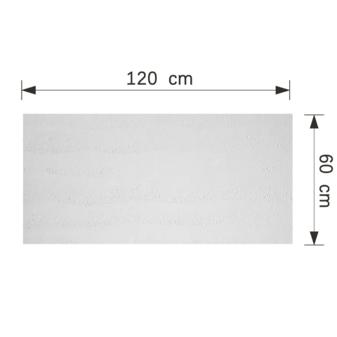 Set 16 panouri decorative flexibile din praf de piatra D7321, ignifuge, strat ceramic UV, 1200x600x2 mm, Alb [2]