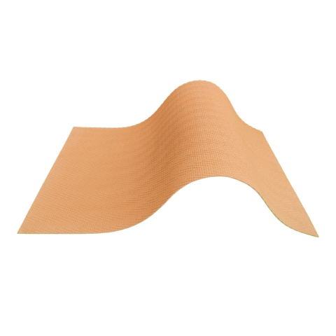 Set 16 panouri decorative flexibile din praf de piatra D7336, ignifuge, strat ceramic UV, 1200x600x2 mm, Portocaliu [5]