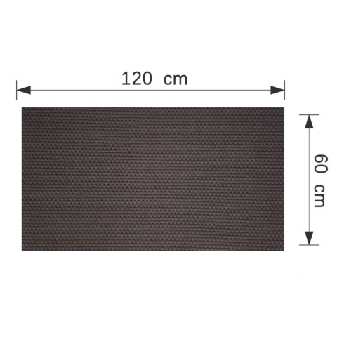 Set 16 panouri decorative flexibile din praf de piatra D7346, ignifuge, strat ceramic UV, 1200x600x2 mm, Gri antracit [4]