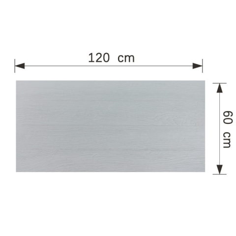 Set 16 panouri decorative flexibile din praf de piatra D7348, ignifuge, strat ceramic UV, 1200x600x2 mm, Gri pastel [2]