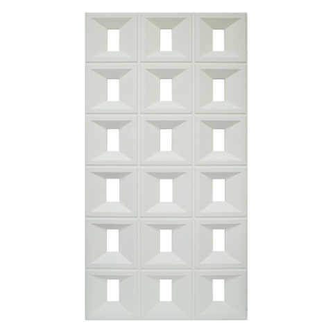 Set 4 × Panou Decorativ 3D Naimeed D5767 - Design Elegant - 1200×600×30mm - Alb [4]