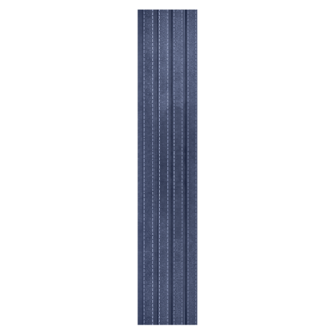 Set 5 panouri decorative, lamelar, polimer rigid, D5469, 270x16x1cm, Albastru [1]