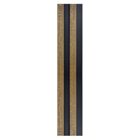 Set 5 panouri decorative, lamelar, polimer rigid, D5477, 270x12x2cm, Maro [1]