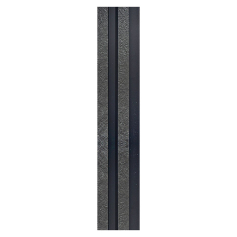 Set 5 panouri decorative, lamelar, polimer rigid, D5478, 270x12x2cm, Negru [1]