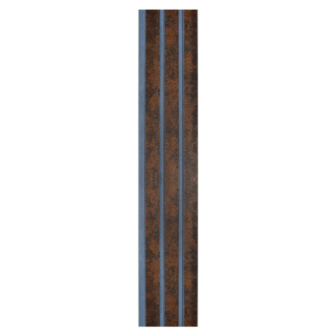 Set 5 panouri decorative, lamelar, polimer rigid, D5480, 270x12x1cm, Maro/Albastru [1]