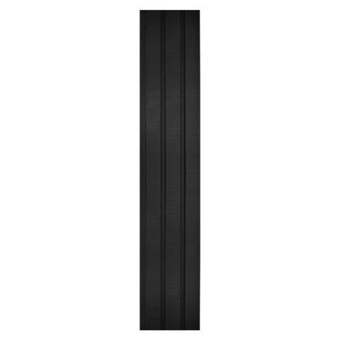 Set 5 panouri decorative, lamelar, polimer rigid, D5483, 270x12x1cm, Negru [1]