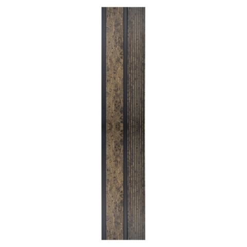 Set 5 panouri decorative, lamelar, polimer rigid, D5484, 270x12x1cm, Maro [1]