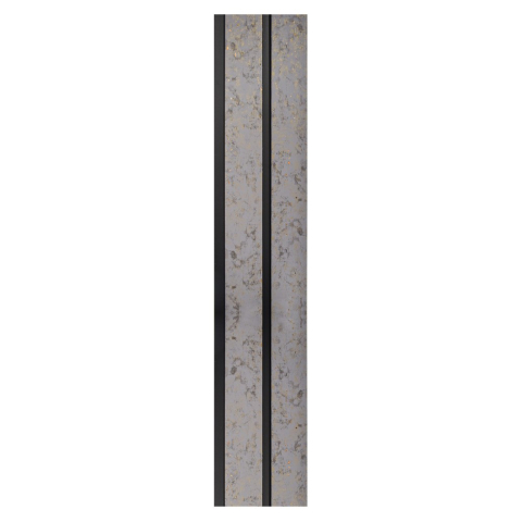 Set 5 panouri decorative, lamelar, polimer rigid, D5487, 270x12x1cm, Crem [1]