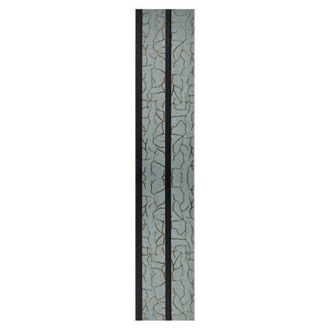 Set 5 panouri decorative, lamelar, polimer rigid, D5488, 270x12x1cm, Turcoaz [1]