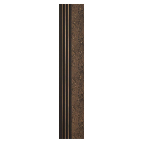 Set 5 panouri decorative, lamelar, polimer rigid, D5502, 270x16x1cm, Maro [1]