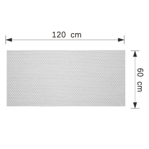 Set 6 panouri decorative flexibile din praf de piatra D7344, ignifuge, strat ceramic UV, 1200x600x2 mm, Alb [4]