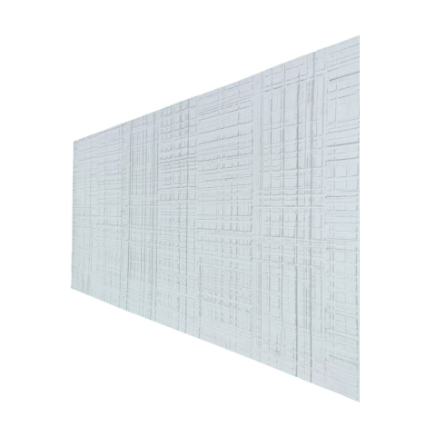 Set 8 panouri decorative flexibile din praf de piatra D7326, ignifuge, strat ceramic UV, 1200x600x2 mm, Alb [3]