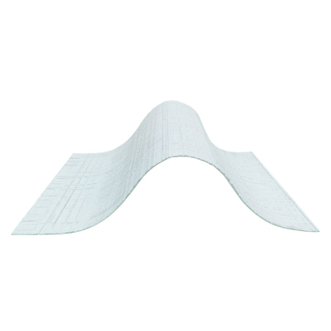Set 8 panouri decorative flexibile din praf de piatra D7326, ignifuge, strat ceramic UV, 1200x600x2 mm, Alb [4]