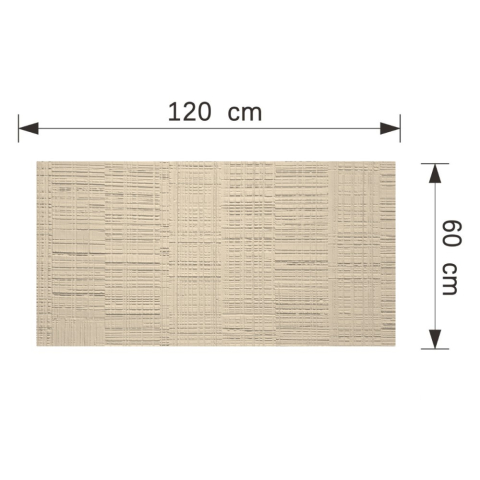 Set 9 panouri decorative flexibile din praf de piatra D7327, ignifuge, strat ceramic UV, 1200x600x2 mm, Bej vanilie [4]
