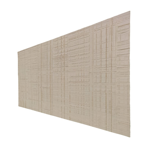 Set 9 panouri decorative flexibile din praf de piatra D7327, ignifuge, strat ceramic UV, 1200x600x2 mm, Bej vanilie [3]