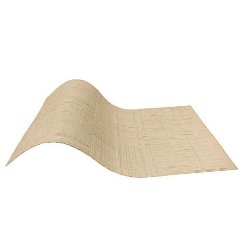 Set 9 panouri decorative flexibile din praf de piatra D7327, ignifuge, strat ceramic UV, 1200x600x2 mm, Bej vanilie [5]